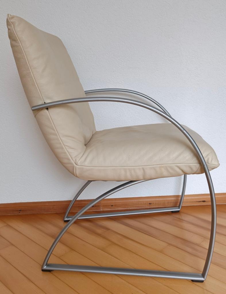 (eetkamer)stoel 6x van Rolf Benz, zithoogte 46cm, Ophalen, Gebruikt, Bruin, Vijf, Zes of meer stoelen