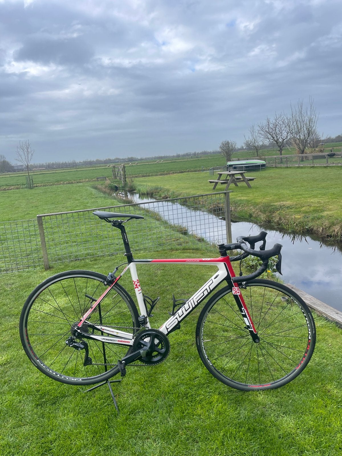 Racefiets carbon Swift, 28 inch, Gebruikt, Carbon, Velgrem