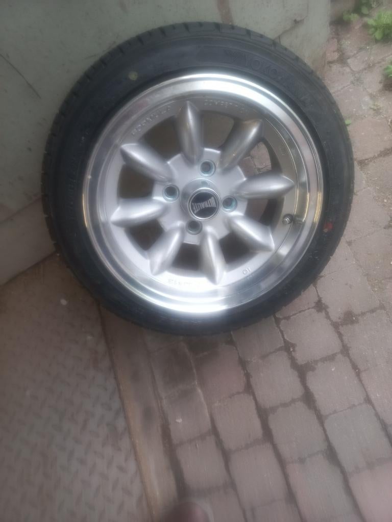 Nieuwe set 4 velgen met banden voor Mini 1991 - 175/50/13, 13 inch, 175 mm, Banden en Velgen, Nieuw