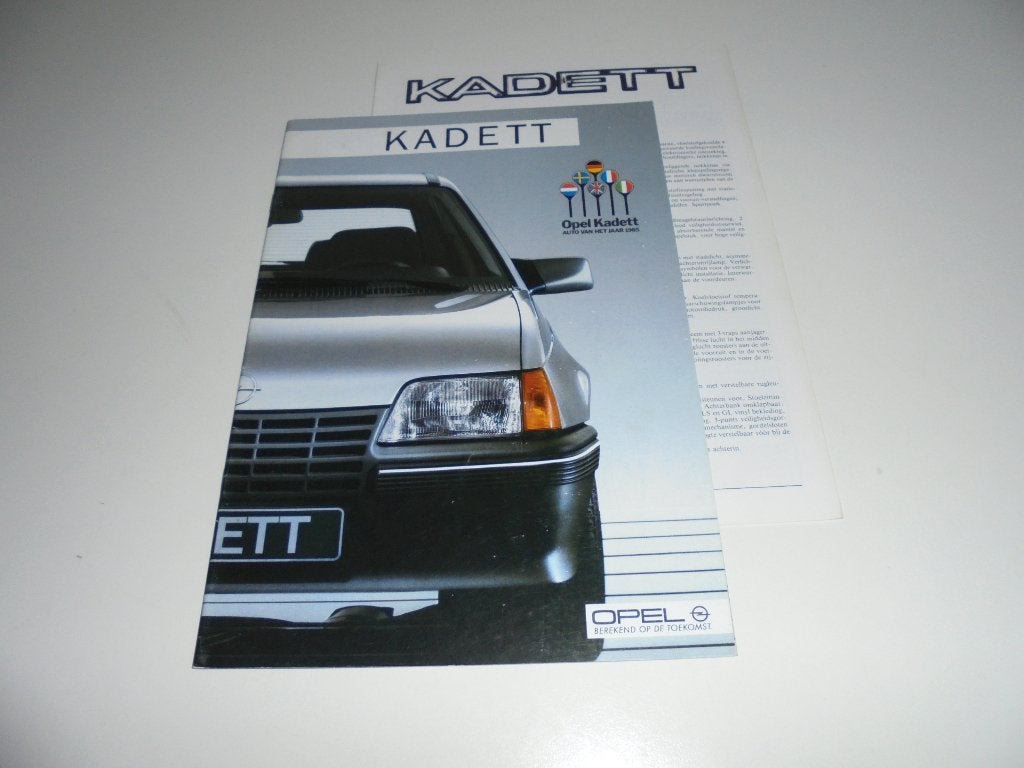 brochure Opel Kadett  1985, Ophalen of Verzenden, Zo goed als nieuw, Opel