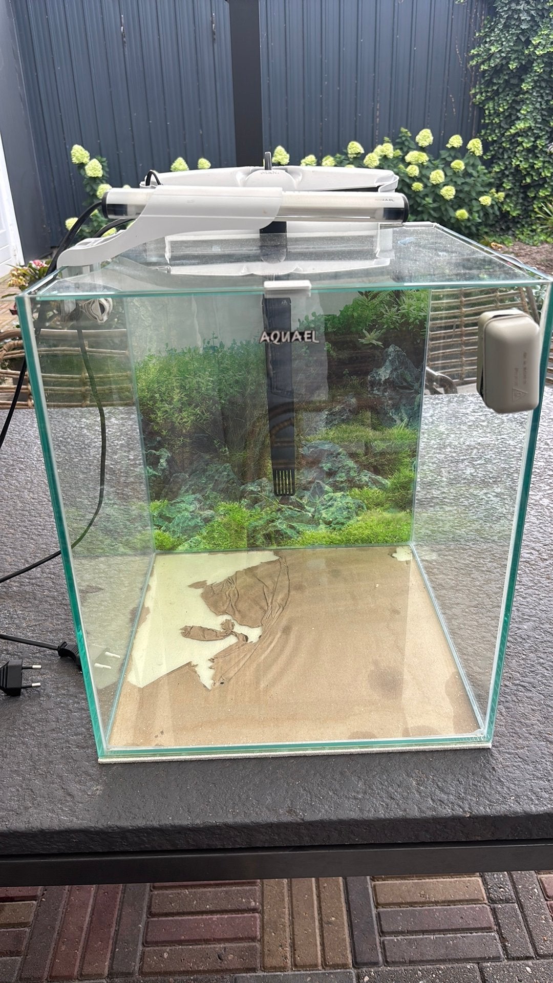 Aquael aquarium, Dieren en Toebehoren, Vissen | Aquaria en Toebehoren, Ophalen, Zo goed als nieuw, Leeg aquarium