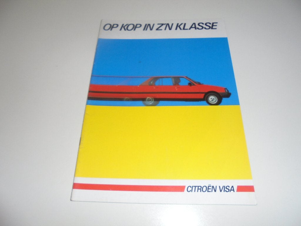 brochure Citroen Visa  1985, Ophalen of Verzenden, Gelezen, Citroën