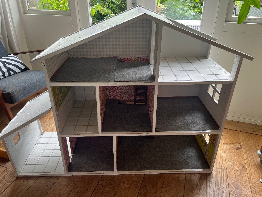 poppenhuis, Kinderen en Baby's, Speelgoed | Poppenhuizen, Ophalen, Gebruikt, Poppenhuis
