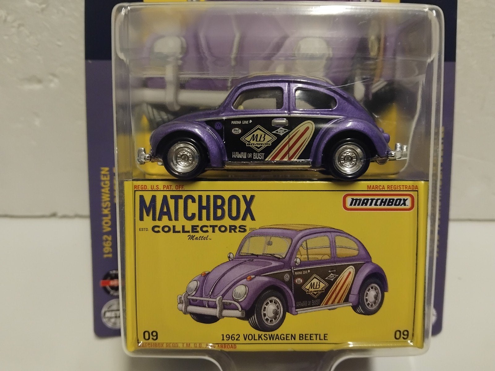 Matchbox Volkswagen Kever 1962 Beetle 3INCH, Ophalen of Verzenden, Zo goed als nieuw, Auto, Matchbox
