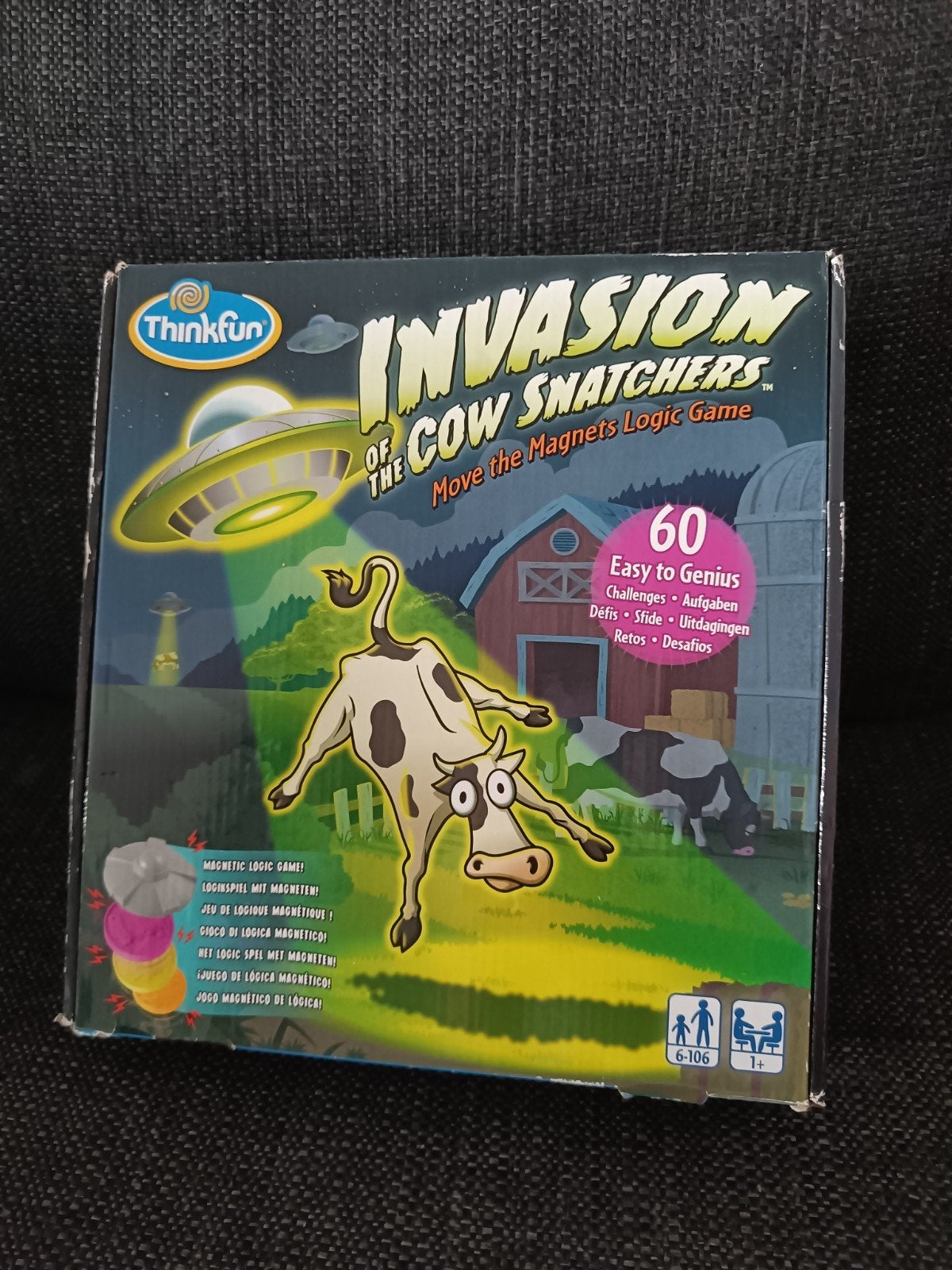 Thinkfun Invasion of the Cow Snatchers IQ smart game, Hobby en Vrije tijd, Denksport en Puzzels, Ophalen of Verzenden, Minder dan 500 stukjes
