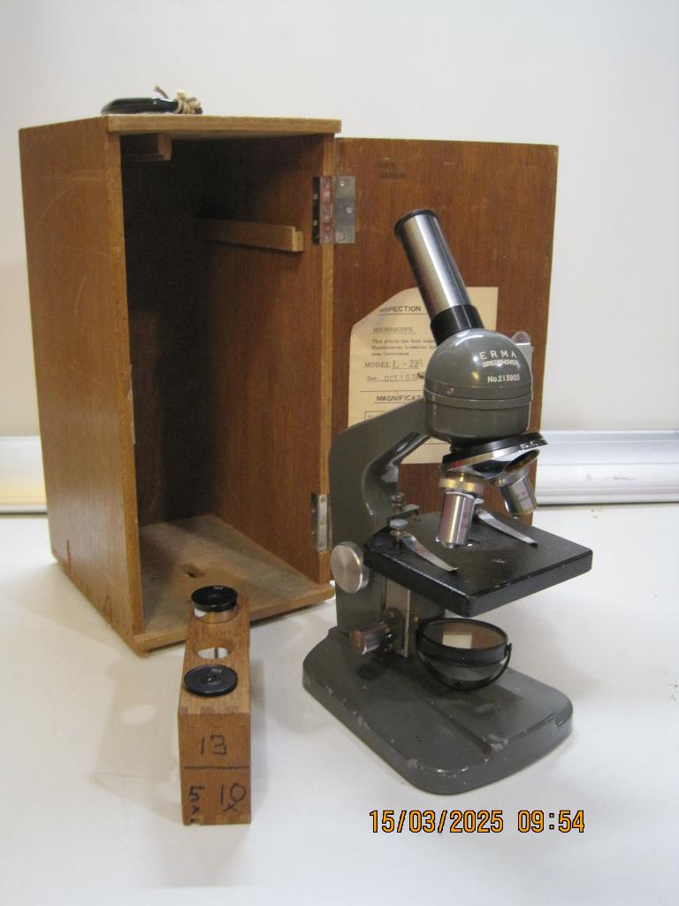 erma microscoop mist onderdeel (333), Ophalen of Verzenden, Gebruikt, Minder dan 400x, Onderdelen of Toebehoren