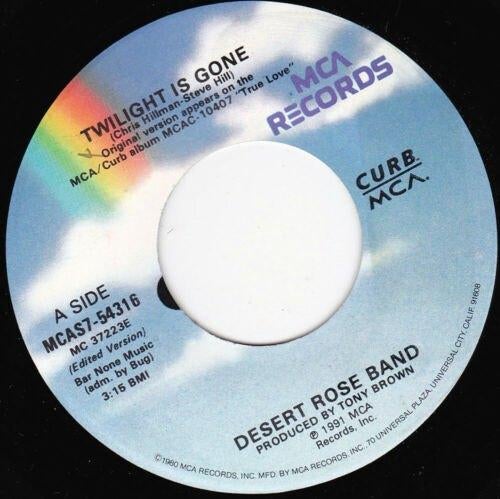 Desert Rose Band - Twilight Is Gone 7"45, 7 inch, Single, Ophalen of Verzenden, Zo goed als nieuw