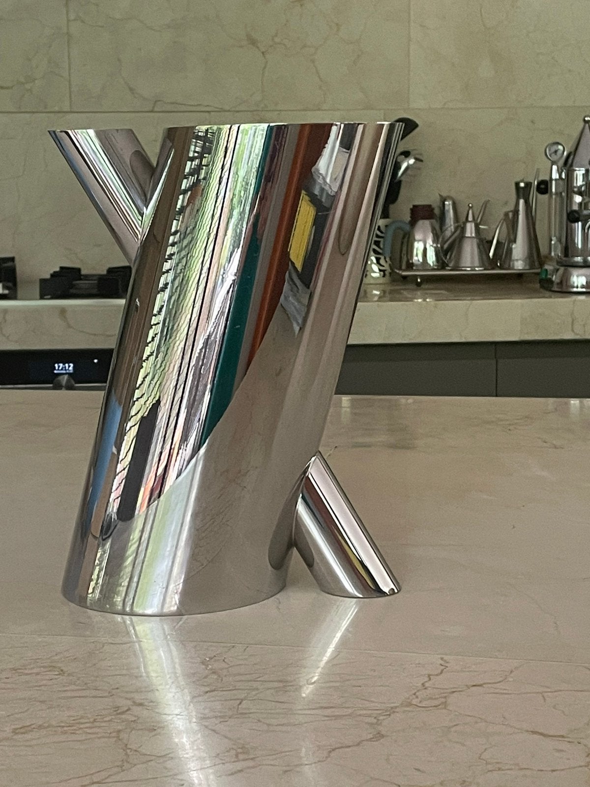 Originele Alessi Tronco Vaas Mario Botta  Design Klassieker, Ophalen of Verzenden