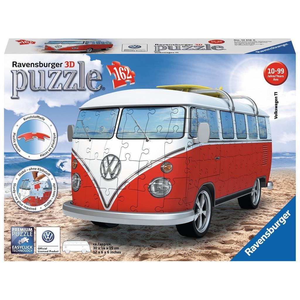 Ravensburger: 3D Volkswagen Bus T1, Ophalen of Verzenden, Minder dan 500 stukjes, Nieuw, Rubik's of 3D-puzzel