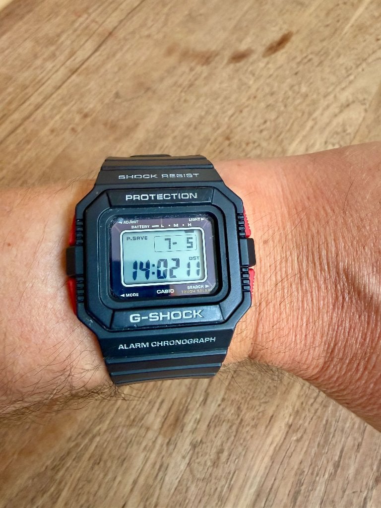 Casio GShock G-5500-1JF, Ophalen, Casio, Kunststof, Gebruikt