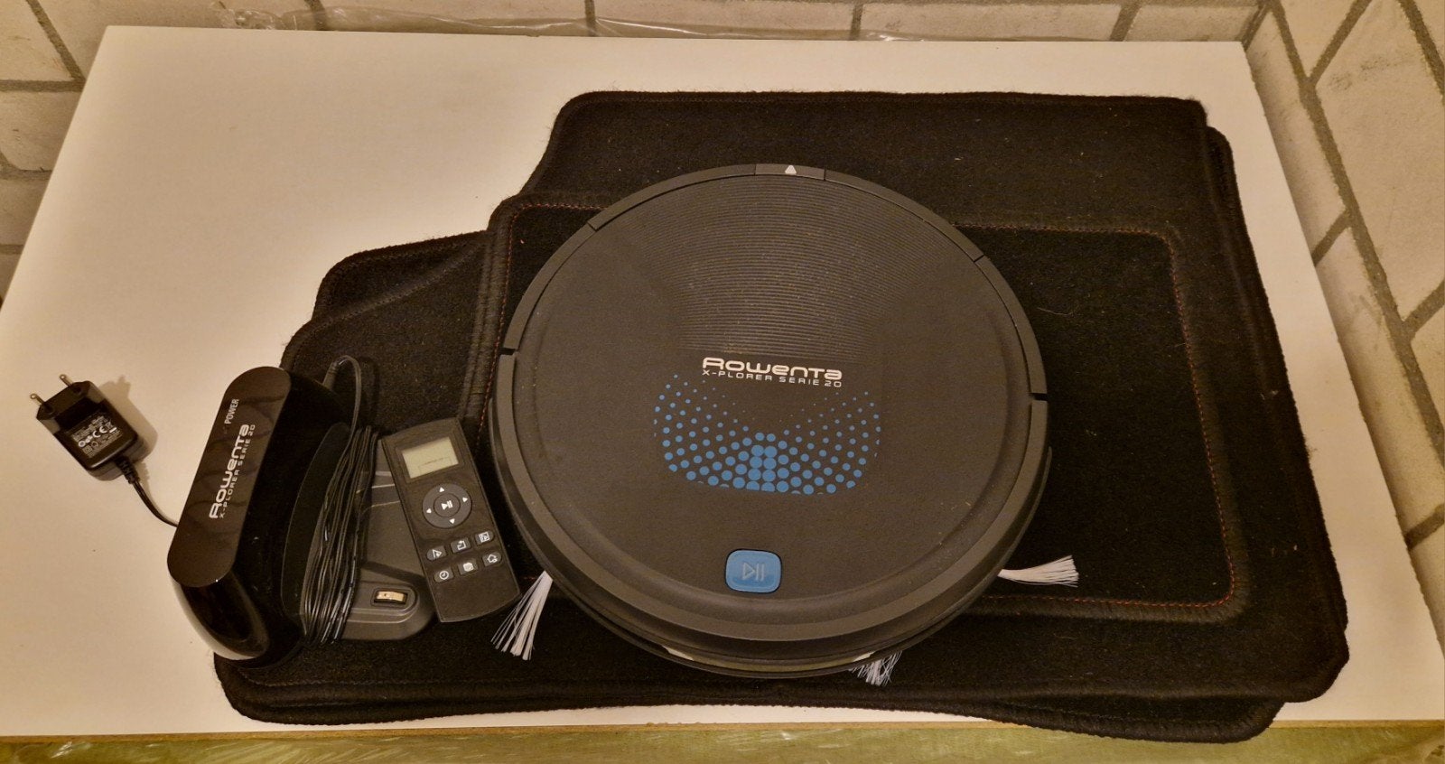 Rowenta Explorer Serie 20 Robotstofzuiger, Draadloos, Zo goed als nieuw, Robotstofzuiger, Reservoir
