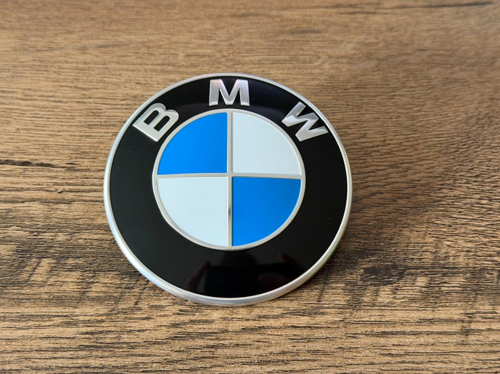 BMW Embleem 82mm origineel motorkap achterklep, Ophalen of Verzenden, Nieuw, BMW
