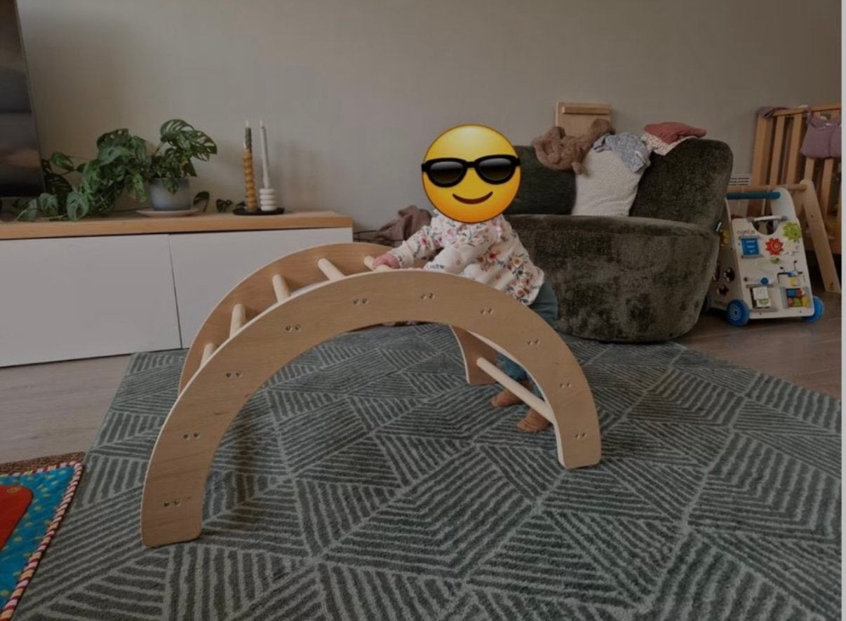 Klimboog klimrek, Ophalen, Gebruikt
