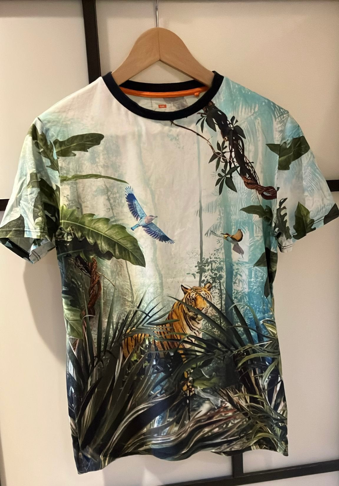 shirt met jungle print WE 170 176, Ophalen of Verzenden, Gebruikt, Jongen, Shirt of Longsleeve