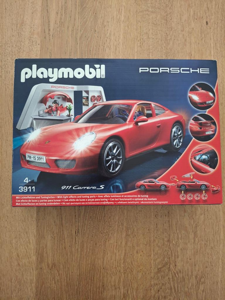 3911 Playmobil Porsche 911 Carrera S, Overige merken, Auto, Groter dan 1:32, Ophalen of Verzenden
