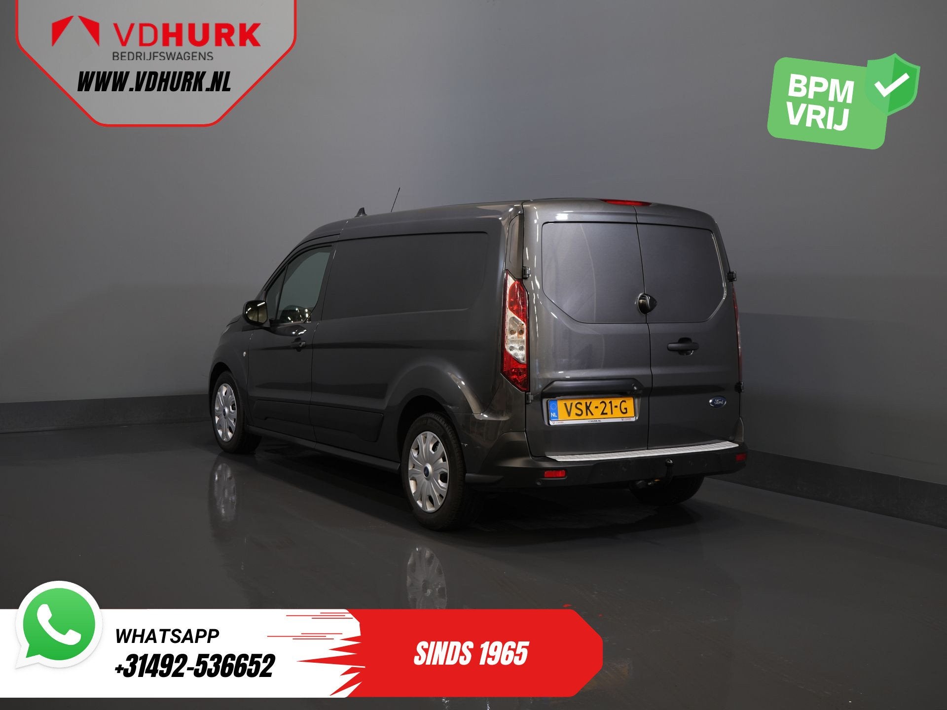 Ford Transit Connect 1.5 TDCI 100 pk Trend L2 Riem V.V/ Carp, Auto's, 1390 kg, 101 pk, Gebruikt, Euro 6