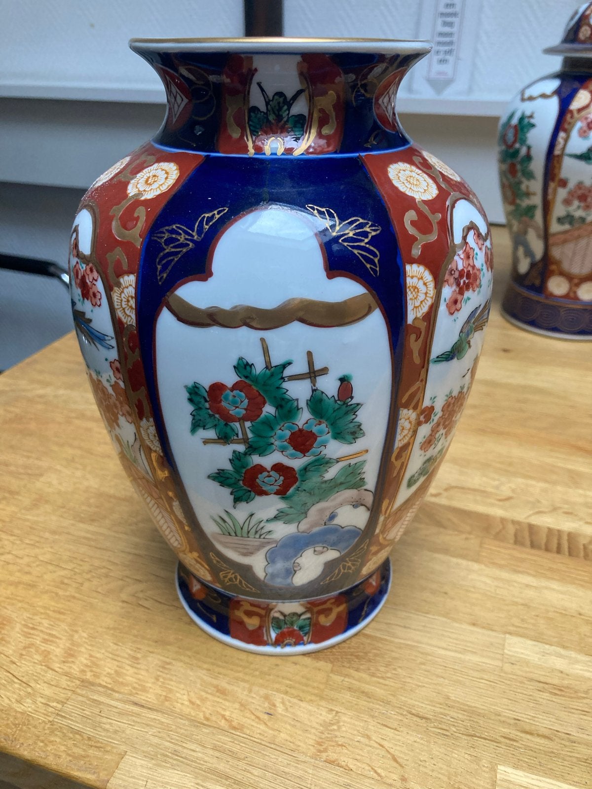 Set van 5 Gold Imari vazen en potten, handgeschilderd, Ophalen of Verzenden