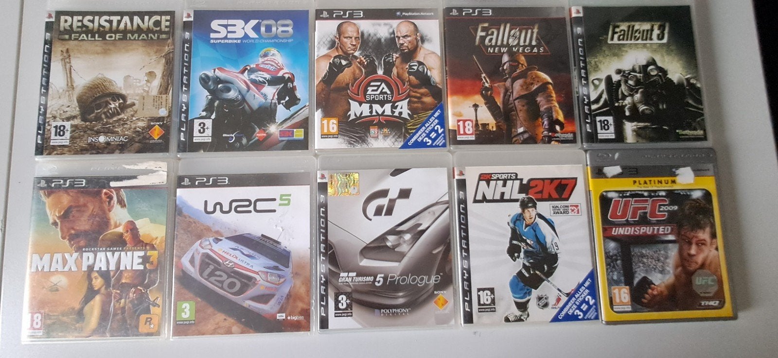 Collectie van 10 PS3 games., Spelcomputers en Games, Games | Sony PlayStation 3, Ophalen of Verzenden, Gebruikt