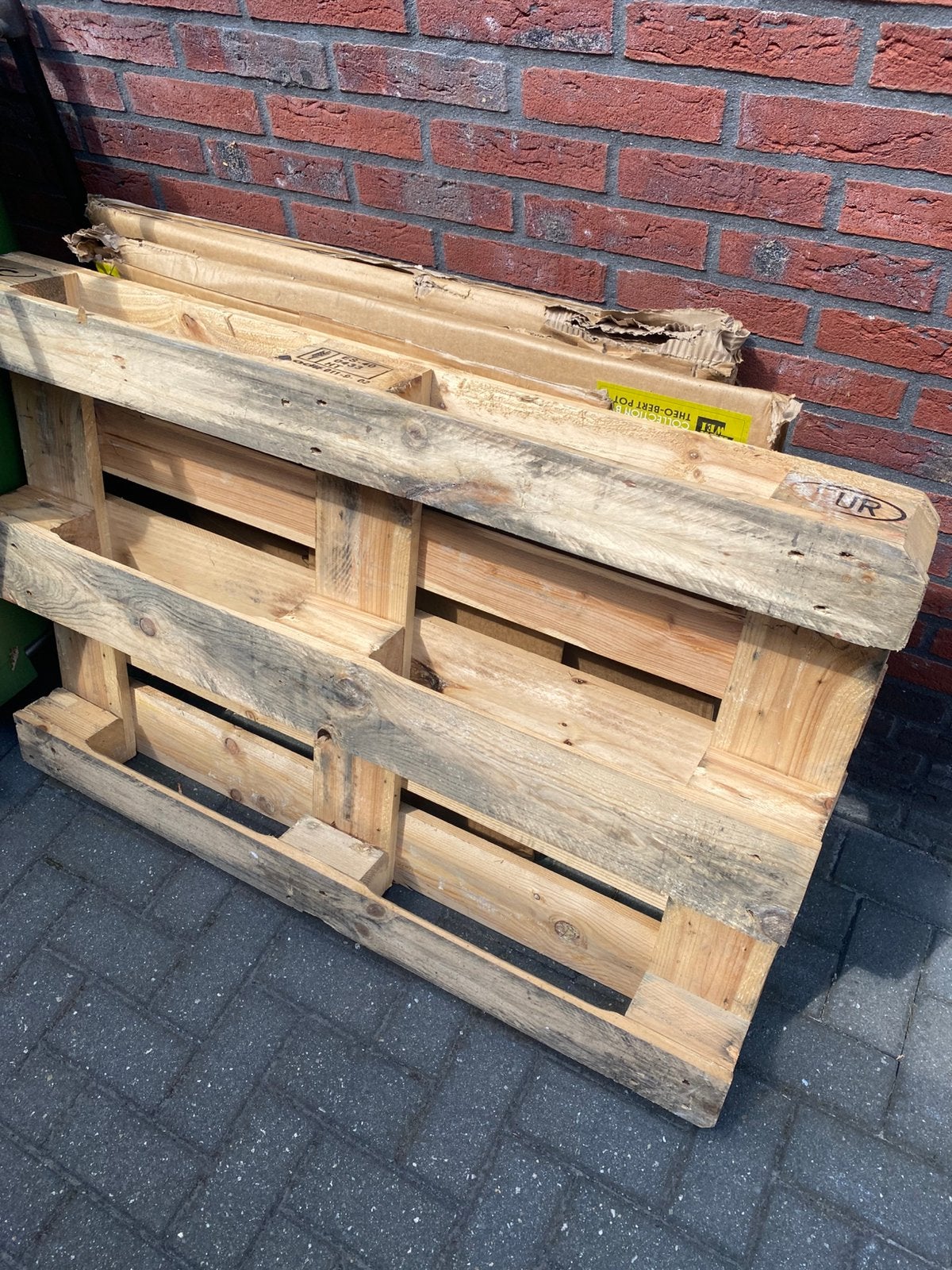 Gratis op te halen Euro pallet, Ophalen, Zo goed als nieuw, 50 mm of meer, Minder dan 200 cm