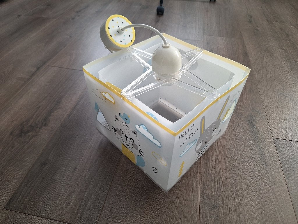 Kinderkamer hanglamp bosdieren, Kinderen en Baby's, Kinderkamer | Inrichting en Decoratie, Ophalen of Verzenden, Gebruikt, Lamp