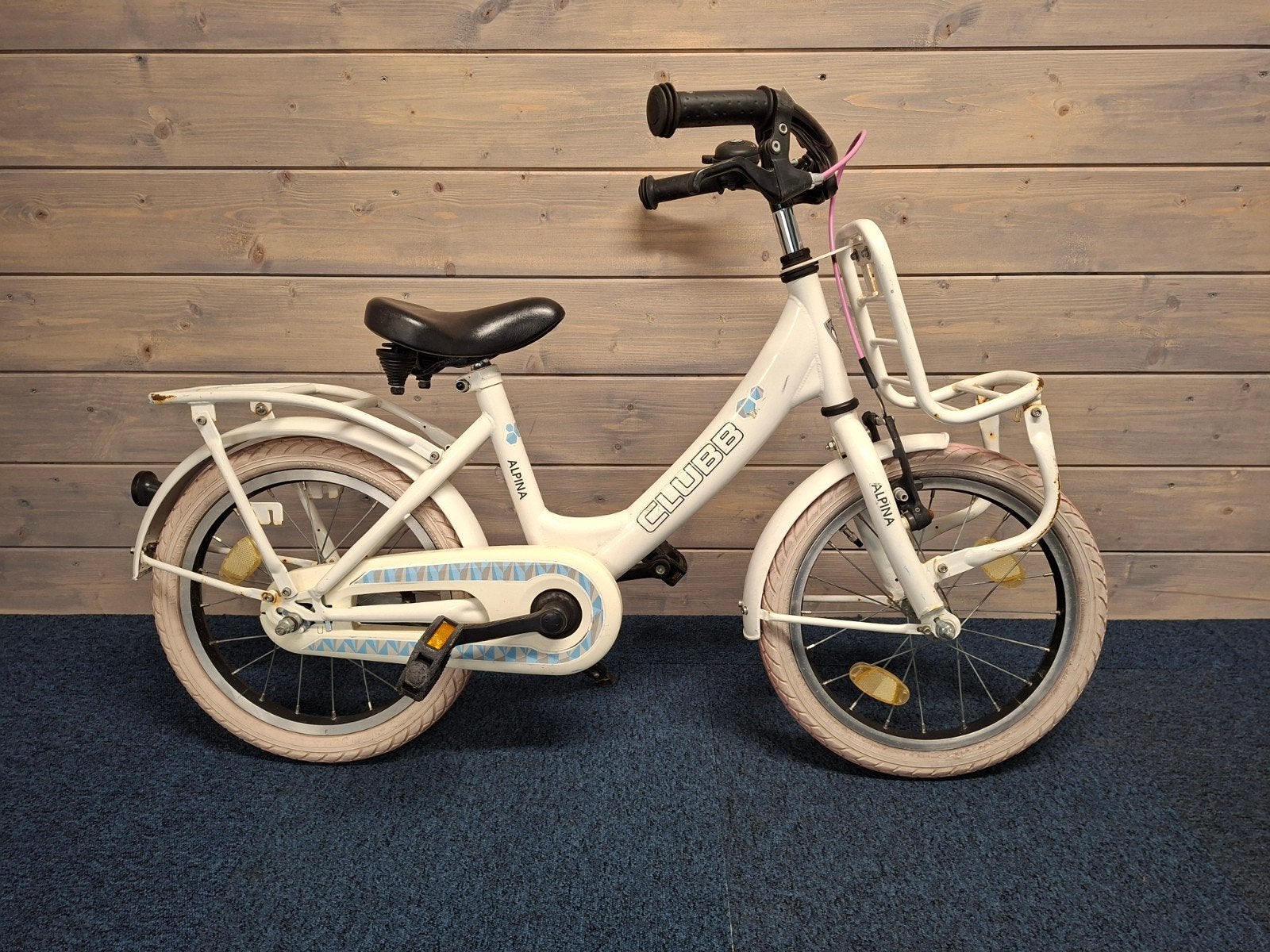 Alpina Clubb 16inch meidenfiets met beschadigingen voor €40,, Fietsen en Brommers, Ophalen, Gebruikt, 16 inch