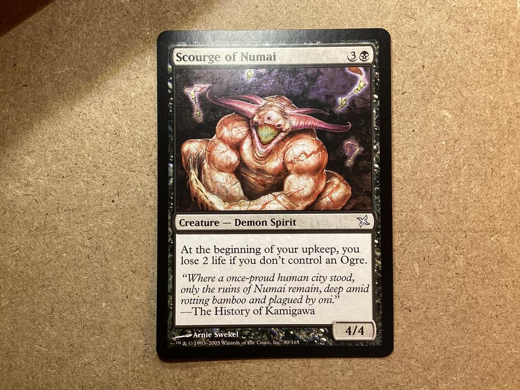 1x Scourge of Numai [080/165] (Excellent), Ophalen of Verzenden, Zo goed als nieuw, Losse kaart