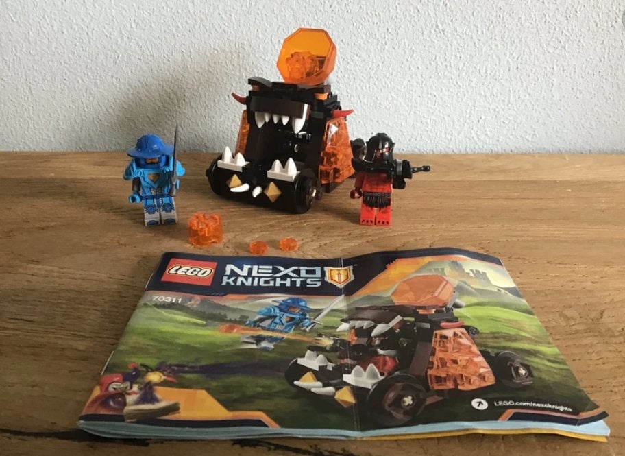 Lego Nexo Knights 70311 Chaos Katapult met figuren, Gebruikt, Lego, Architecture, Ophalen of Verzenden