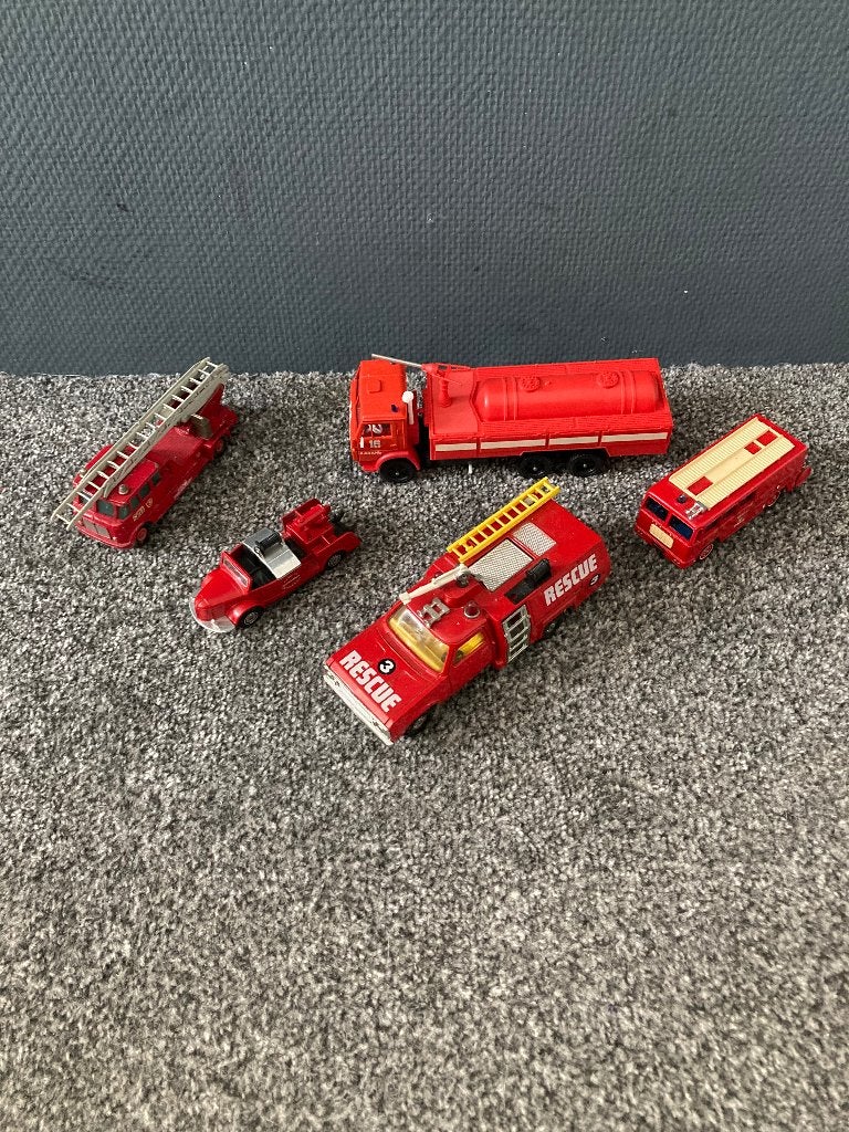 verzameling miniatuur brandweerauto's, Gebruikt, Auto, Groter dan 1:32, Ophalen