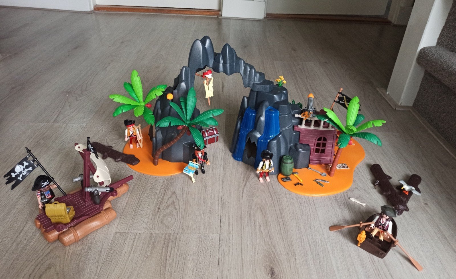 Playmobil Piratenset Compleet met Extra's, Ophalen of Verzenden, Gebruikt, Pirates, Complete set