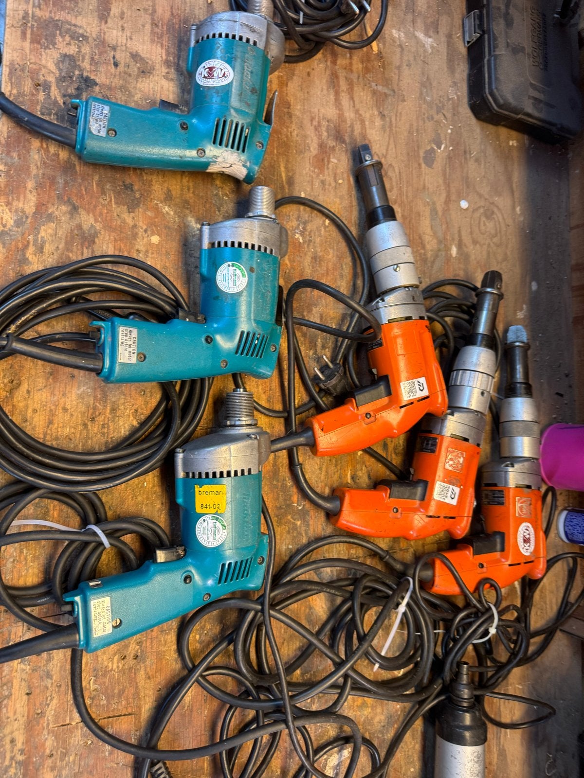 Partij schroefmachines en andere machines, Ophalen of Verzenden, Gebruikt, 600 watt of meer, Boor- en Schroefmachine
