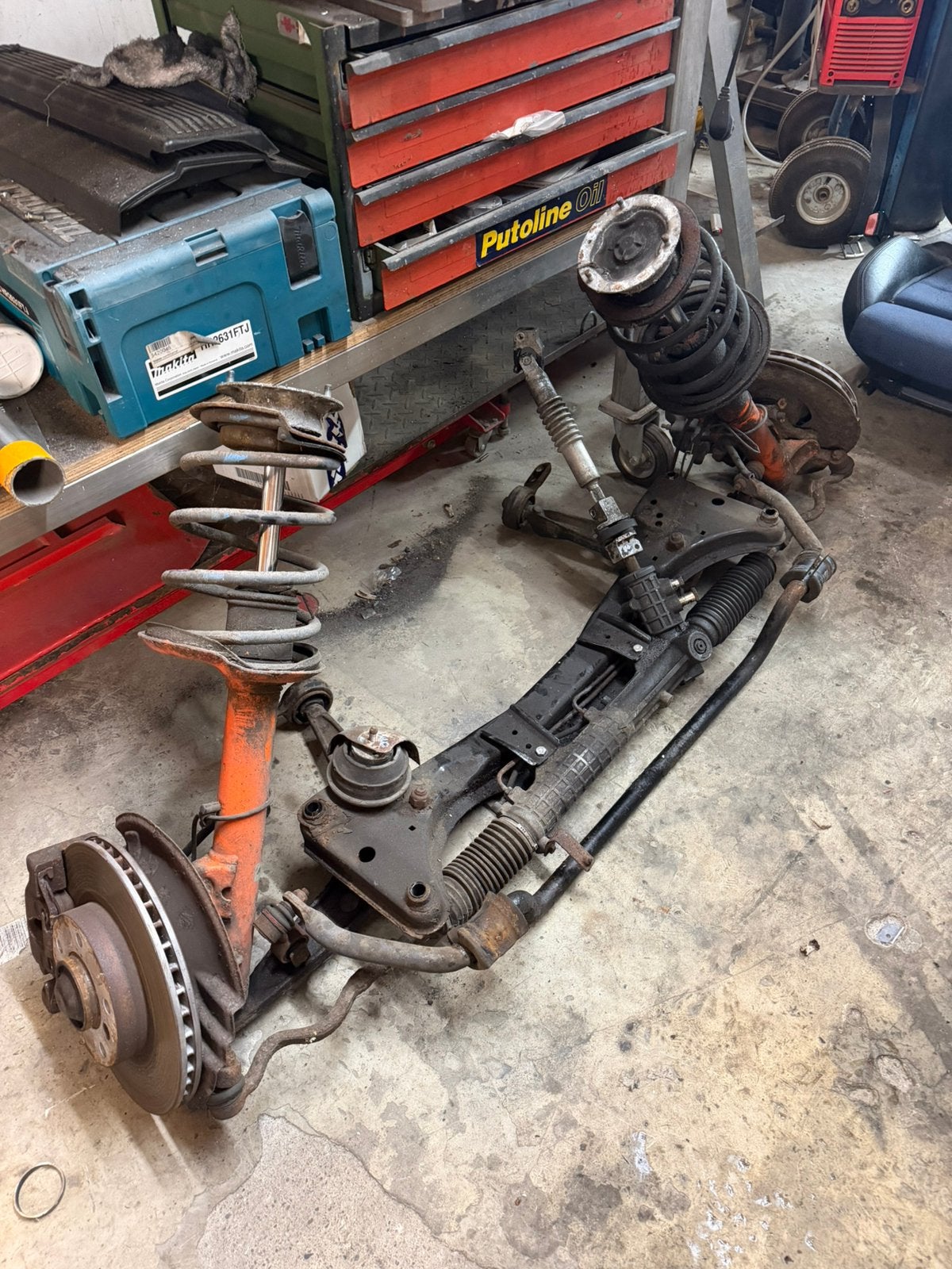 Complete vooras e36, Ophalen, Gebruikt, BMW