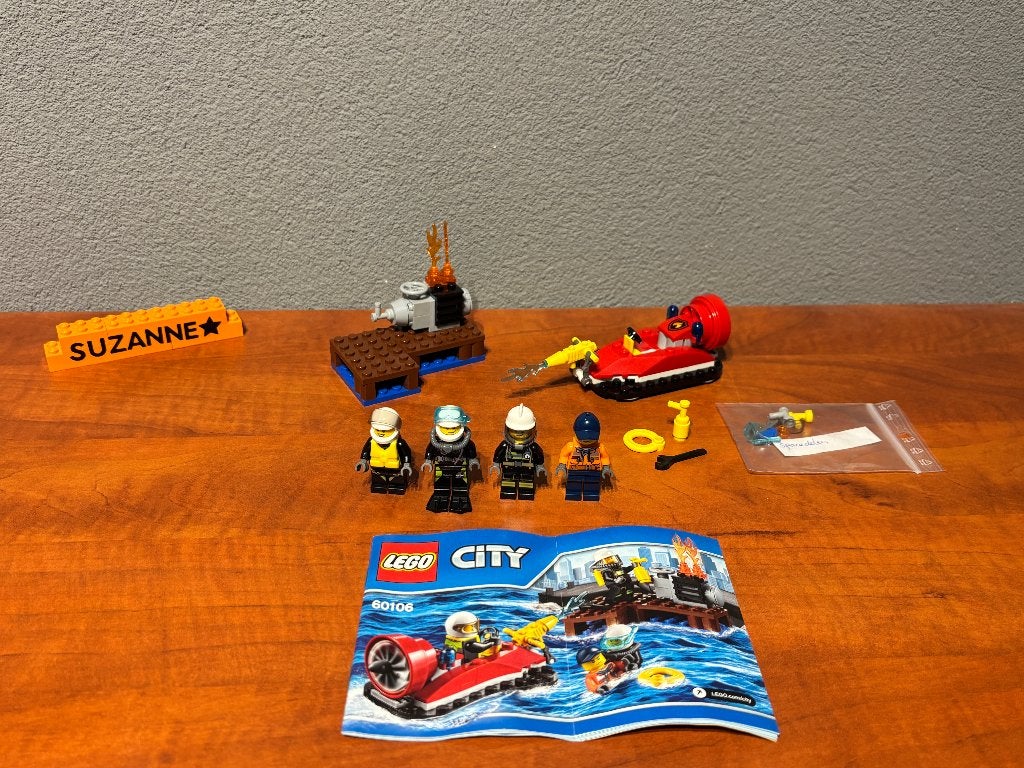 Lego 60106 - City - Fire Starter Set, Kinderen en Baby's, City, Lego, Ophalen of Verzenden, Zo goed als nieuw