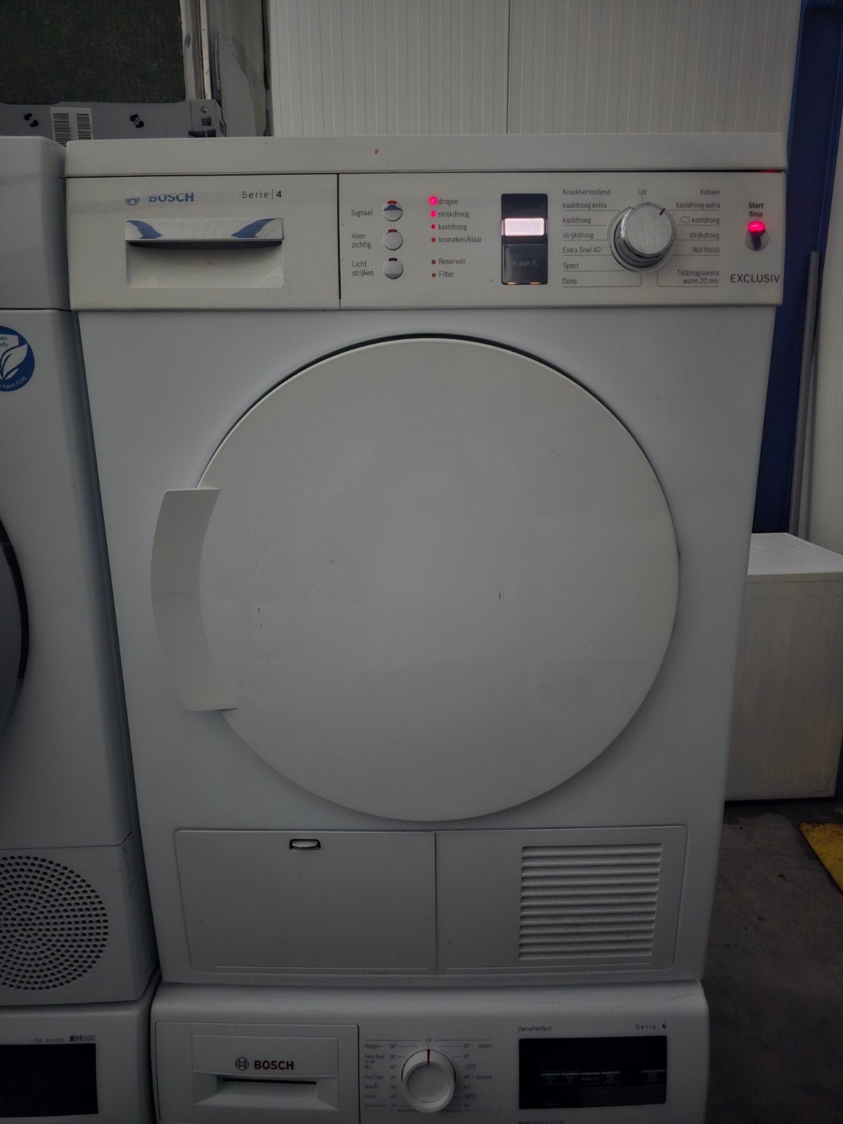 Keurige Bosch Serie4 condensdroger! Garantie! Bezorgen kan!✅, Bosch, 6 tot 8 kg, Refurbished, Ophalen of Verzenden
