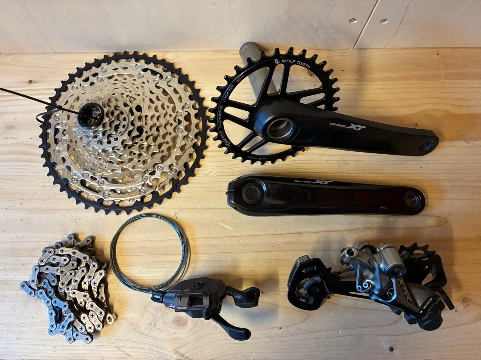 Shimano XTR/XT groepset 12 speed, Fietsen en Brommers, Fietsonderdelen, Ophalen of Verzenden, Zo goed als nieuw