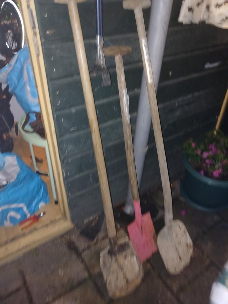 Set van 3 gebruikte scheppen voor tuin en klus, Ophalen of Verzenden, Gebruikt, Schop