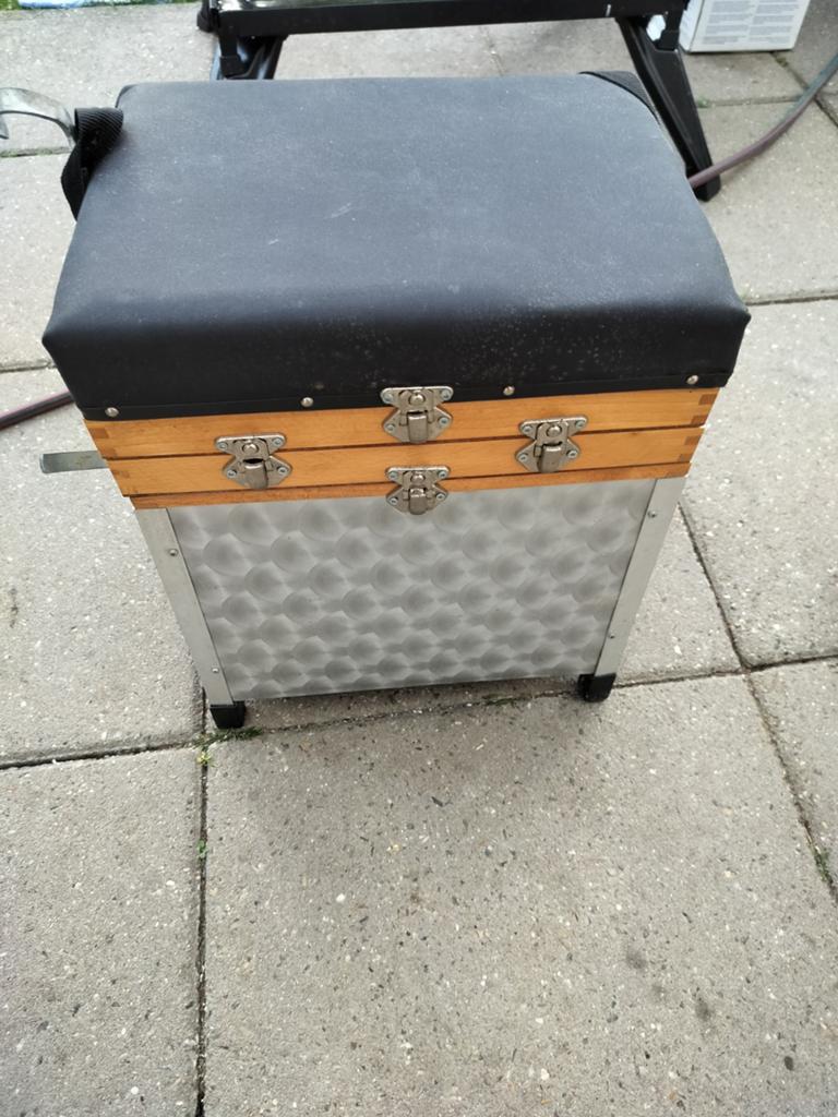 Viskoffer/stoeltje, Ophalen, Gebruikt, Koffer of Tas