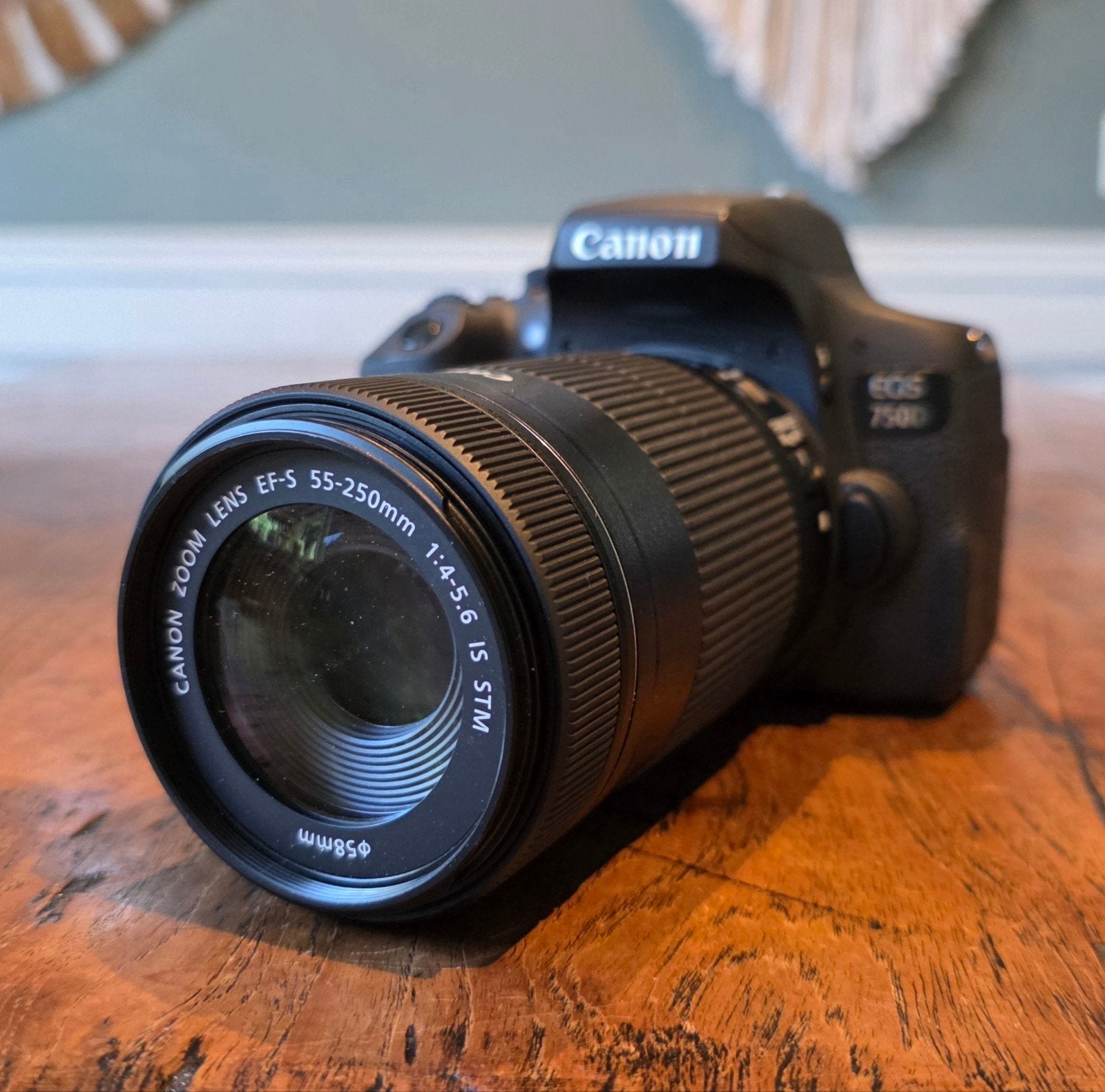 Canon EOS 750D spiegelreflexcamera met 2 lenzen, Audio, Tv en Foto, Fotocamera's Digitaal, Ophalen, Canon