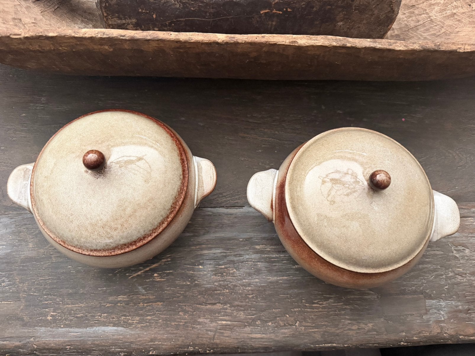 Ceramano Steinzeug schalen met deksel, Ophalen