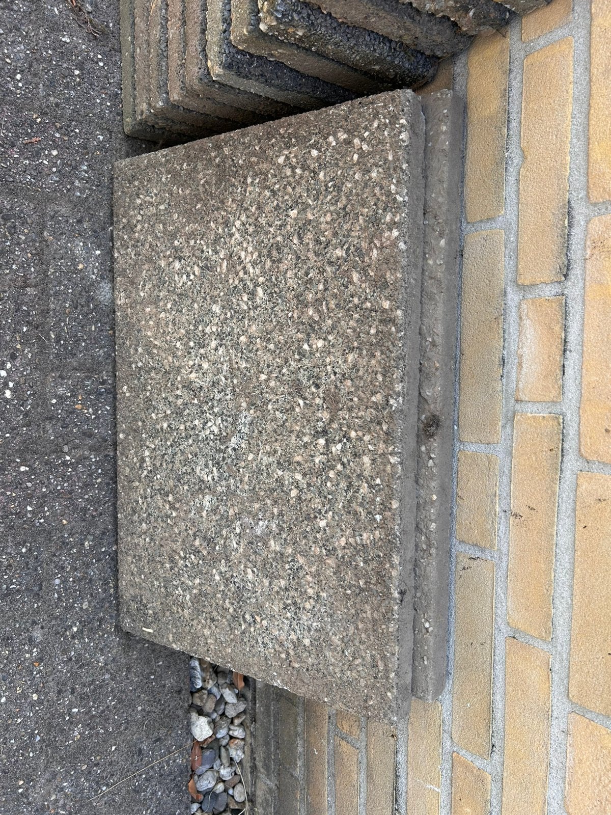 Grote terrastegels, Ophalen, Gebruikt, Beton, Terrastegels