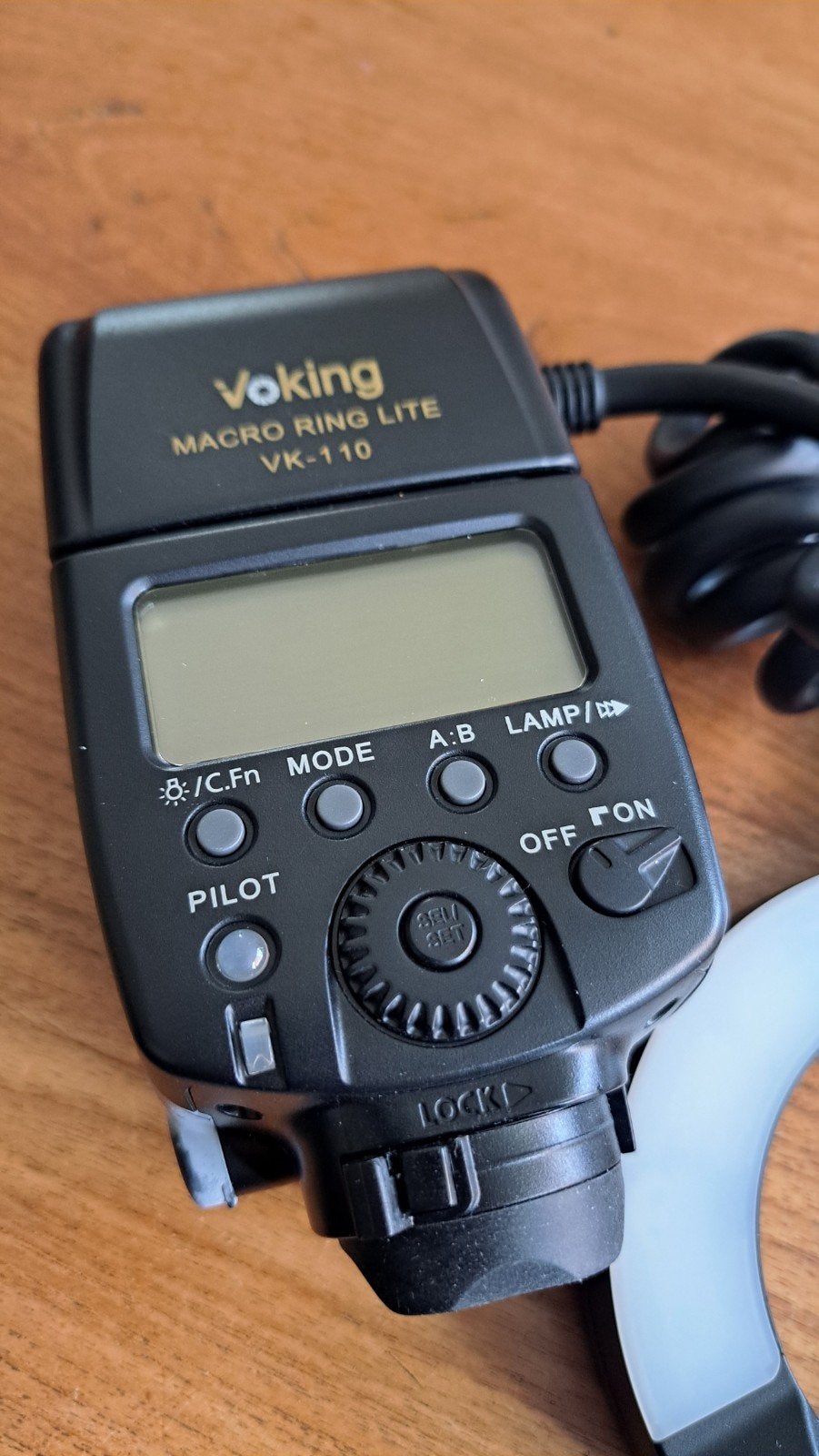 Voking Macro Ring Lite VK-110 ringflitser voor macrofotos, Overige merken, Ophalen of Verzenden, Zo goed als nieuw, LCD-scherm