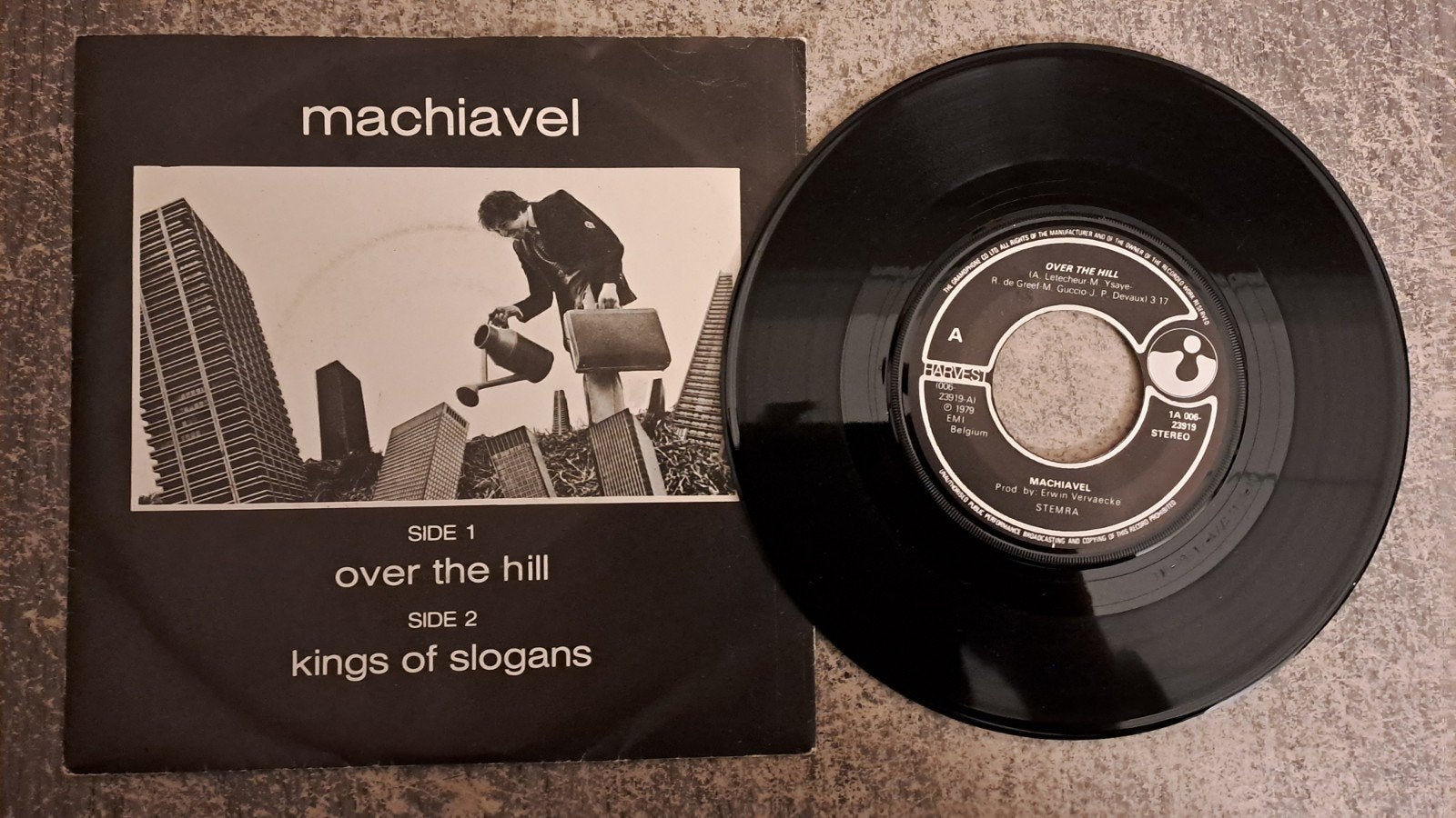 Machiavel - over the hill, Gebruikt, 7 inch, Pop, Fotohoes