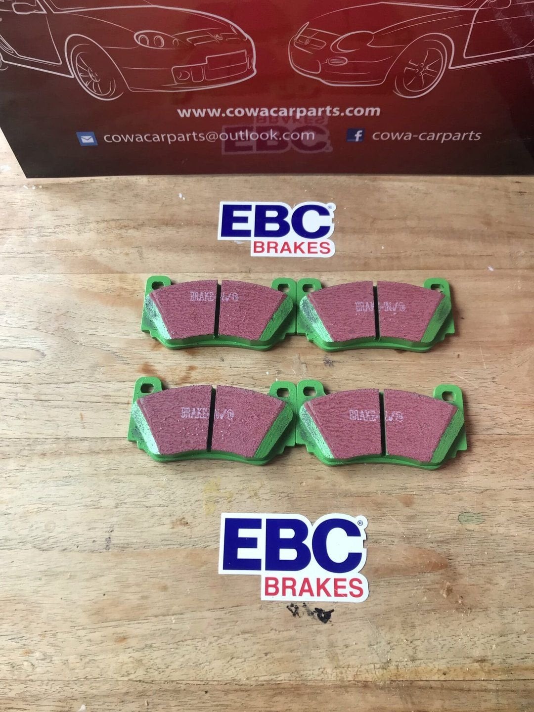 mg f mgf mg tf mgtf EBC GREENSTUFF remblokken MG AP 4 pots r, -, -, Nieuw, Ophalen of Verzenden