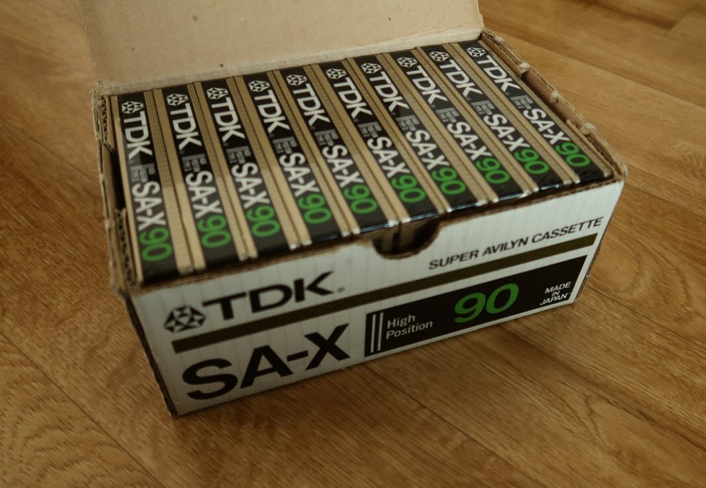 TDK SA-X90 Box of 10 N.O.S., Ophalen of Verzenden, Overige genres, 2 t/m 25 bandjes