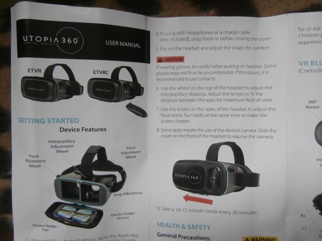 3d viewer Utopia 360 viewer VR bril virtual reality telefoon, Verzamelen, Fotografica en Filmapparatuur, Ophalen of Verzenden