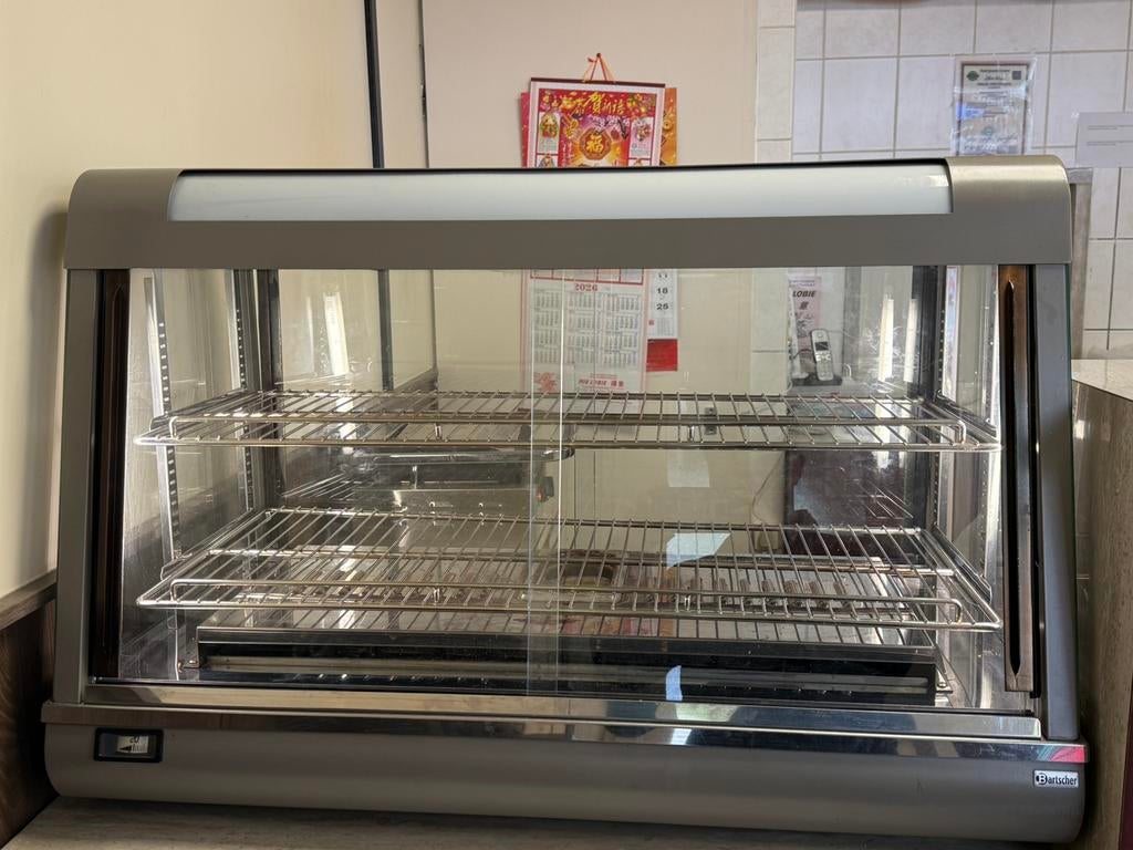 Warmhoudvitrine - 152 liter - 90x48x59 cm, Ophalen, Gebruikt