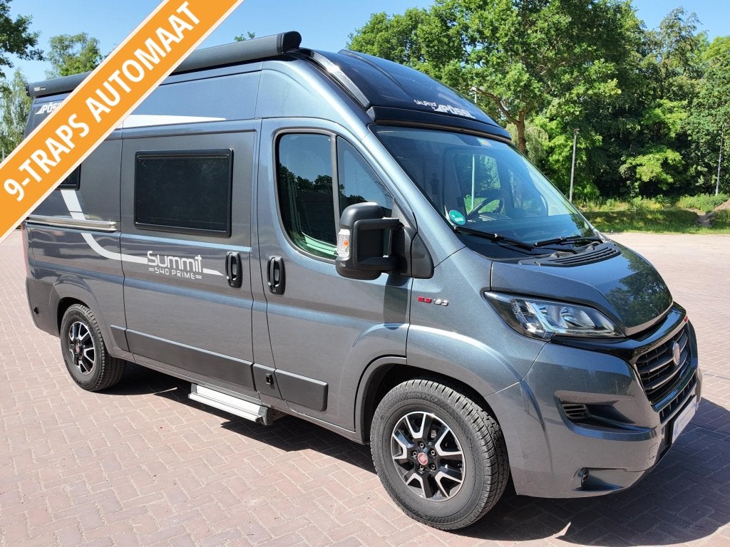 Pössl Summit 540 Prime, 160PK aut, veel extra's, Caravans en Kamperen, Campers, Automaat, Koelkast, Buscamper of Camperbus, Fiat