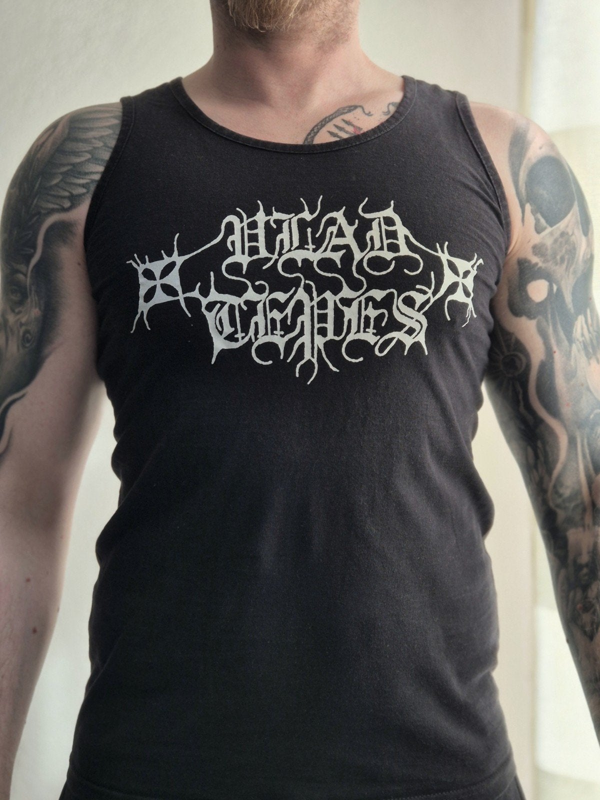 Vlad Tepes tanktop, Black Metal, Ophalen of Verzenden, Zo goed als nieuw, Maat 48/50 (M), Zwart