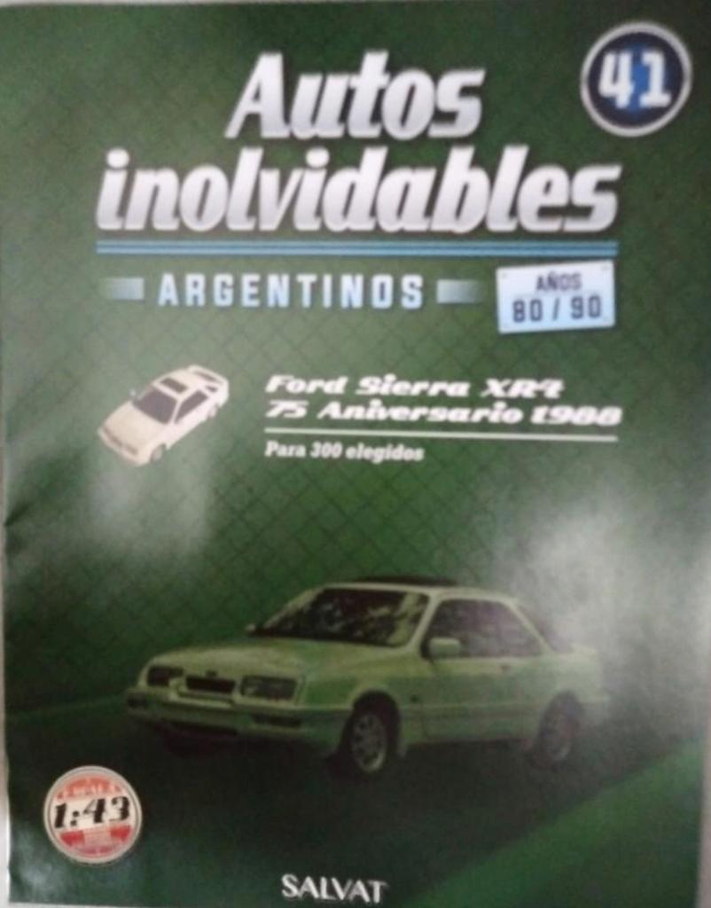 Ford Sierra XR4 75 anivers 1/43 serie Autos Argentinos  # 41, Verzenden, Nieuw, Auto, Overige merken