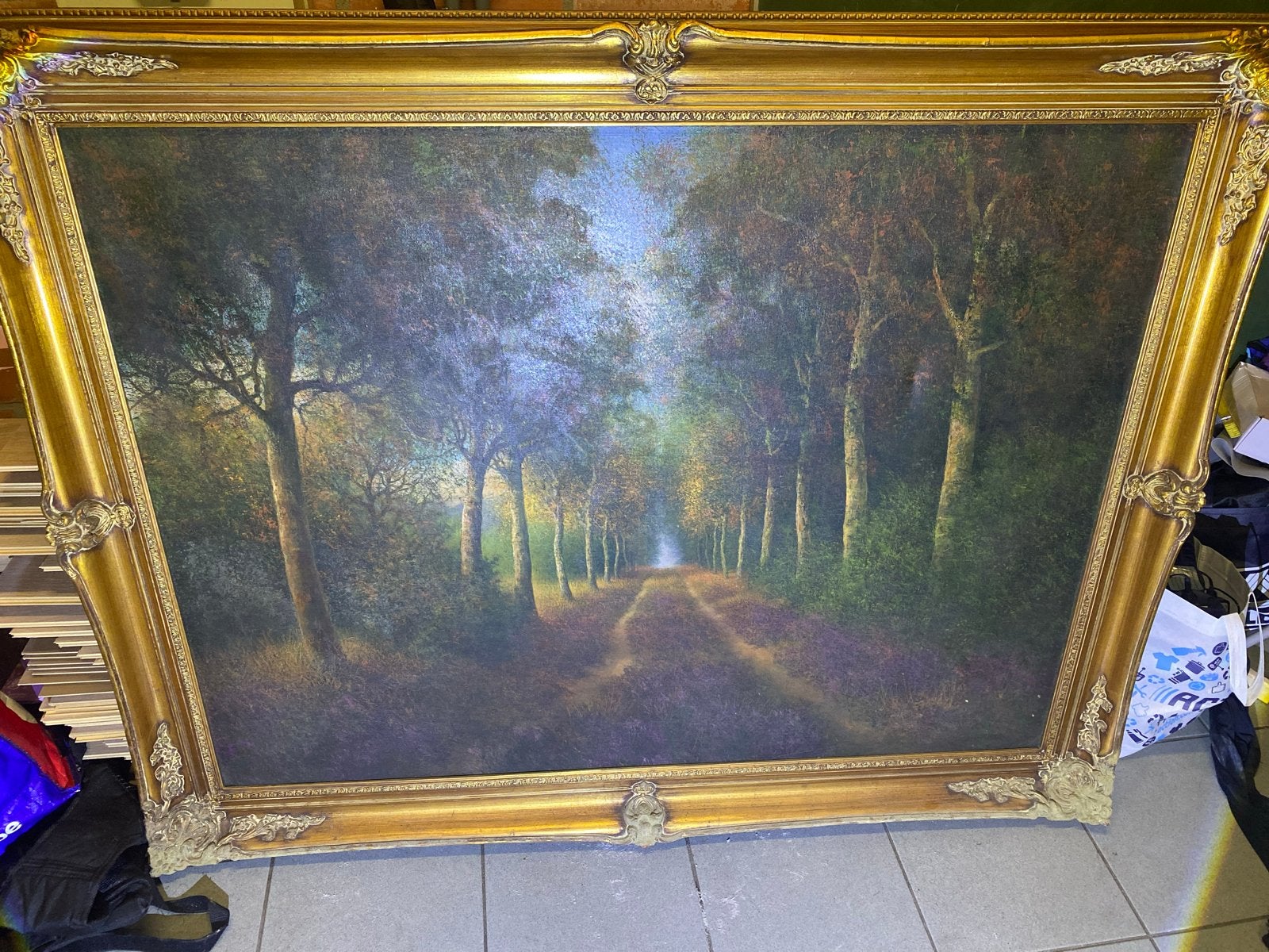 2 Schilderijen A. Koekkoek - Landschap en Heidegezicht, Ophalen, Doek, Gesigneerd, Landschap