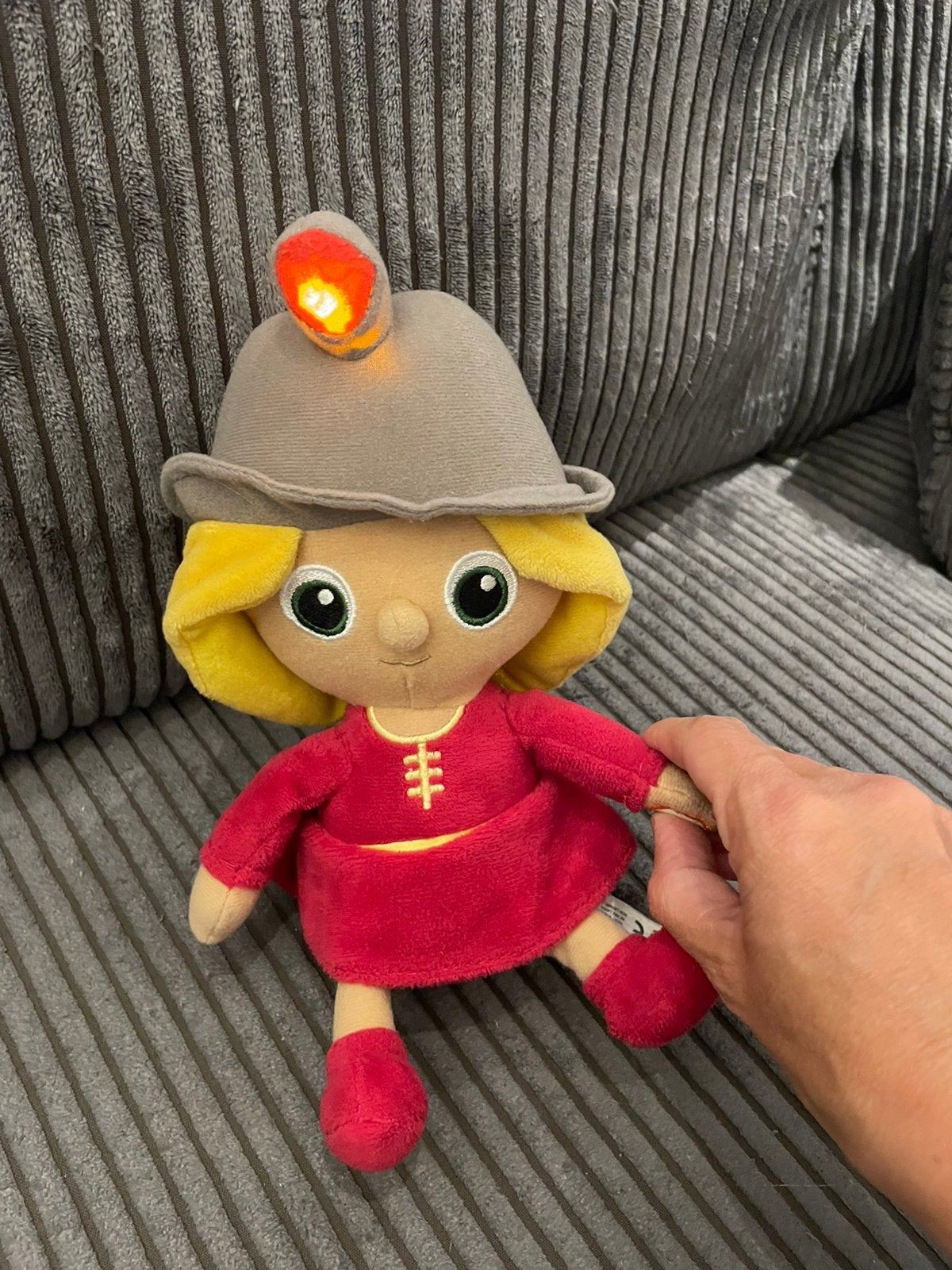 Vintage knuffel migros gnome Lucy kabouter met licht, Kinderen en Baby's, Speelgoed | Knuffels en Pluche, Ophalen of Verzenden